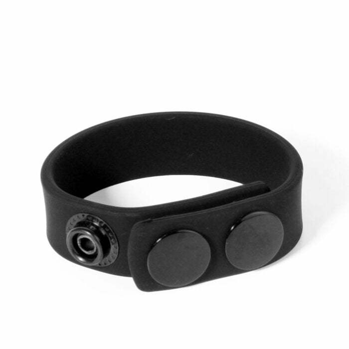 Brutus 3 Snap Silicone Cock Strap | UberKinky